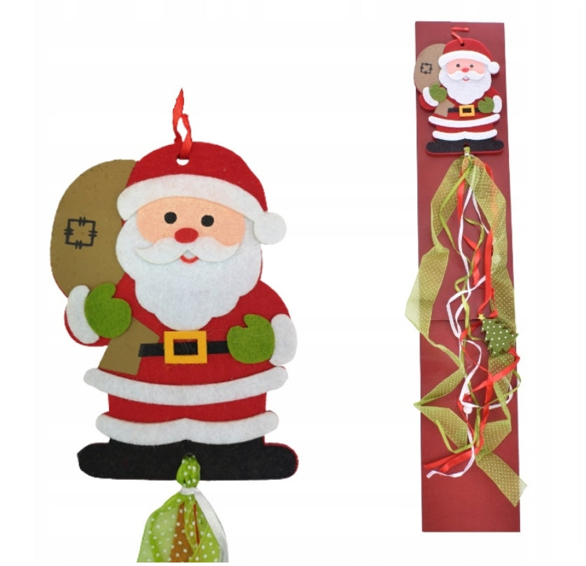 Felt Santa Claus Christmas Hanging Decoration - Soft Material