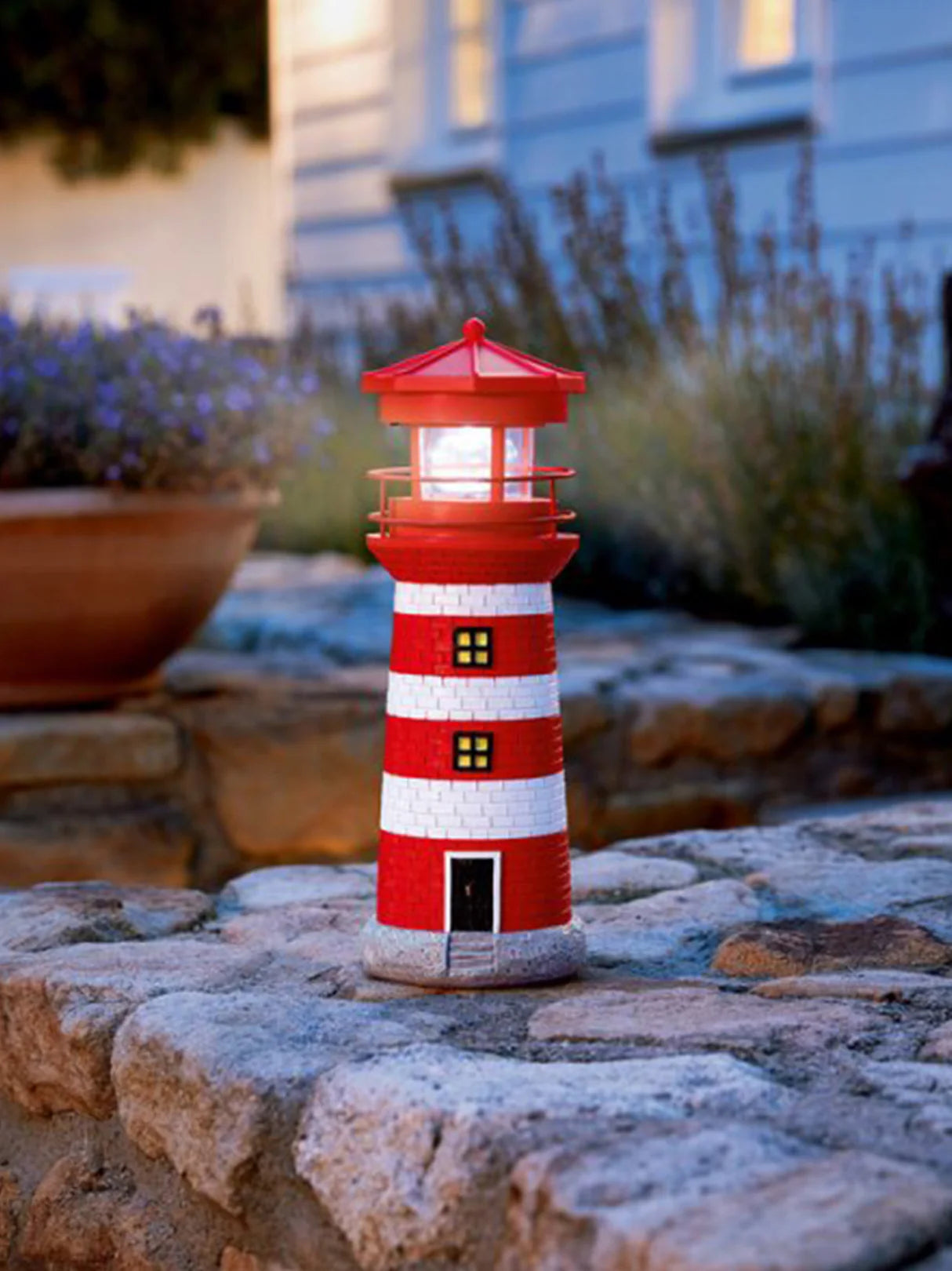 Livarno Home Decorative Solar LED Lamp Set IP44, 28cm Tall