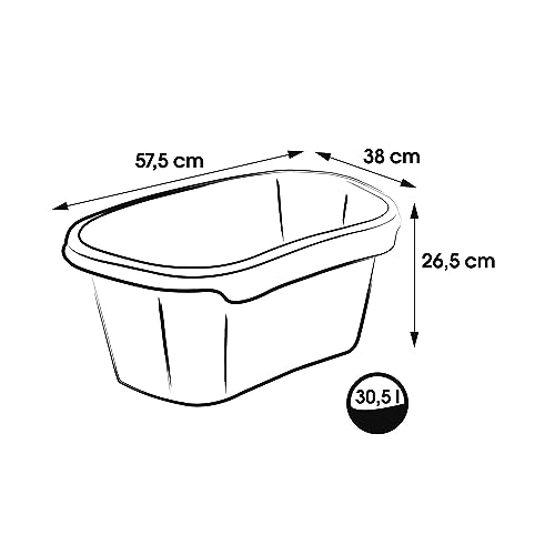 Keeeper Tilda 30.5 Litre Laundry Tub With Hip Support - Ergonomic Comfort
