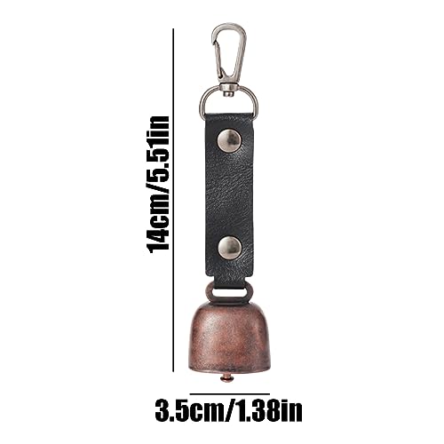 Ksiee Bear Bell For Bear Deterrent With Magnetic Silencer & Carabiner