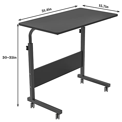 Soges Adjustable Mobile Table - Portable Laptop Stand With Height Adjustment