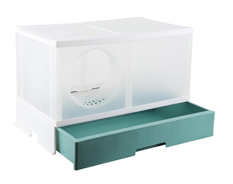 Petraum Xxl Cat Litter Tray For Large Cats - Spacious & Odour-Free