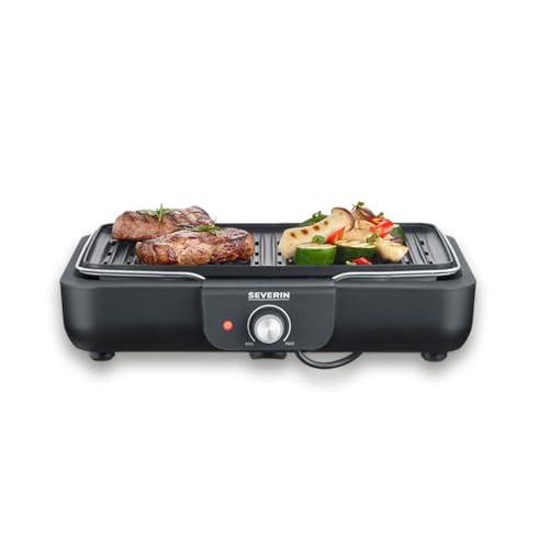 Severin Electric Bbq Grill 2200W With Removable Grill - Fast & Versatile Cooking