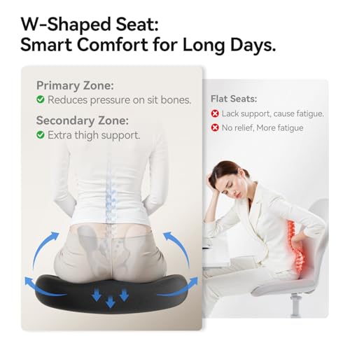 SIHOO M56C-V2-M101 Ergonomic Mesh Office Chair, High Back Desk Chair with 3D Armrests