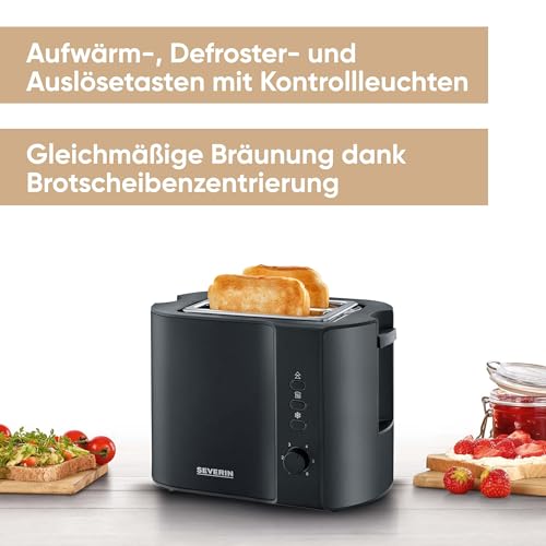 Severin Automatic Toaster With Bun Attachment - Perfectly Toasts Bread