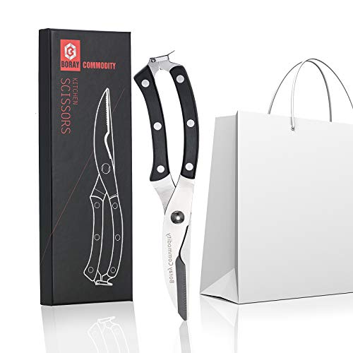 Boray Commodity Poultry Shears Multifunctional Kitchen Scissors - Heavy Duty & Sharp