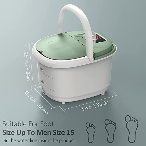 Turejo Foot Spa With Heat & Massage - Relaxation & Skin Care