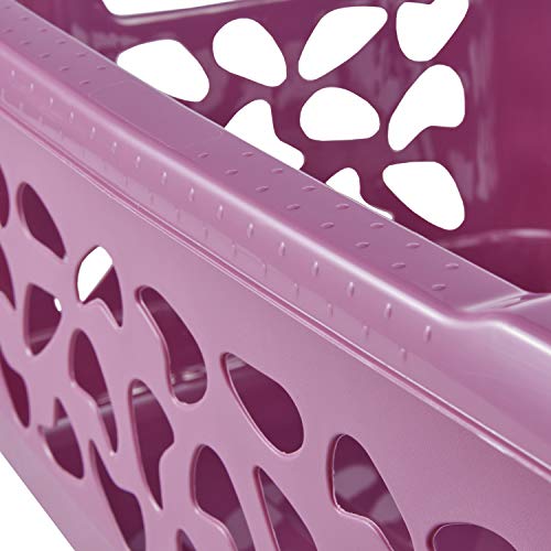 Keeeper Jost Laundry Basket - Berry - Breathable Design For Easy Carrying
