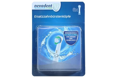 Nevadent 6 Toothbrush Heads Nzk 6 A1 Compatible With Deep Cleaning