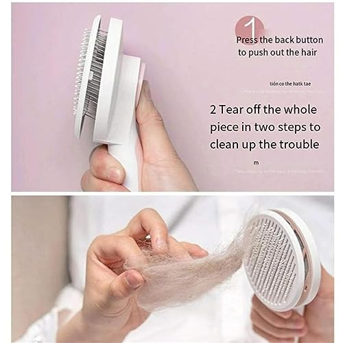 Mutt Studio Cat Brush - Self Cleaning & Gentle For All Fur Types