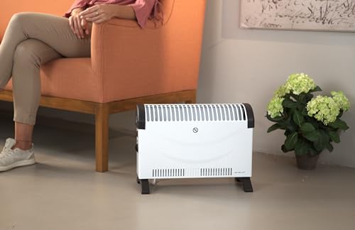 Emerio Electric Heater Convector 2000W - Adjustable Thermostat & Mobile