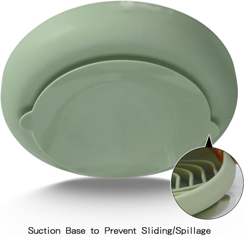 Nalacal Silicone Slow Food Dog Bowl - Puzzle Design For Healthy Eating