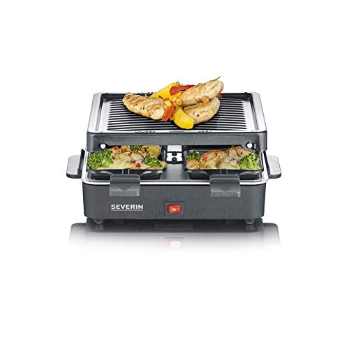 Severin Mini Raclette Grill For 4 Persons - Safe And Compact Design