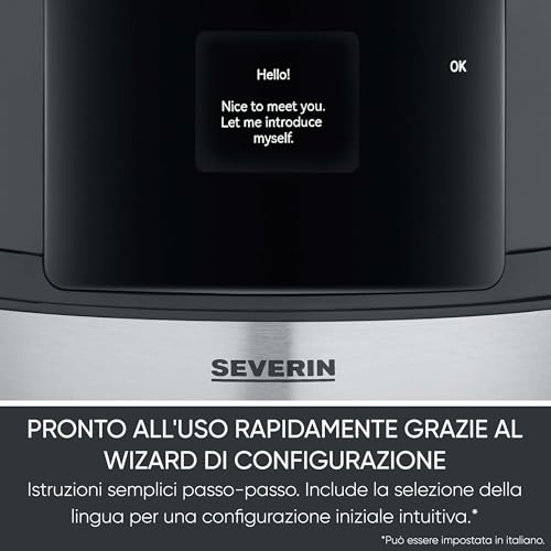 Severin Filka Fully Automatic Filter Coffee Maker - 5-In-1 With Grinder