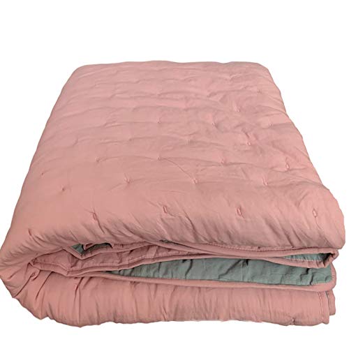 Homelevel Bedspread & Sofa Throw - Reversible, Soft & Modern