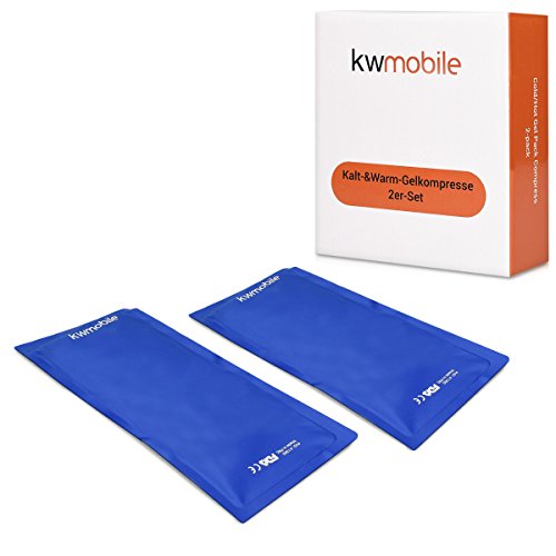 Kwmobile Cold Compress Gel Packs - Reusable Ice Packs For Pain Relief