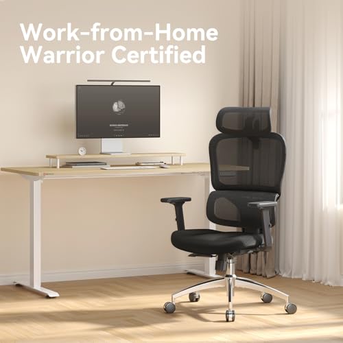 SIHOO M56C-V2-M101 Ergonomic Mesh Office Chair, High Back Desk Chair with 3D Armrests