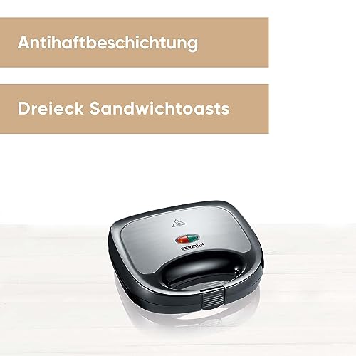 Severin Sandwich Maker Sa2969 - Non-Stick, Space-Saving Design