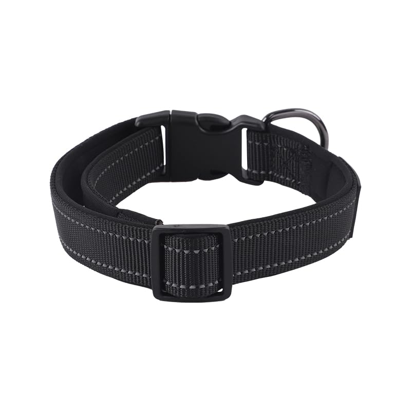 Don Pet Dog Collar, Reflective Adjustable For Medium Dogs - Soft Neoprene Padding