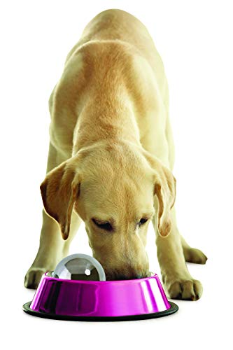 Omega Paw Dog Hog Slow Feeder Ball - Slows Eating & Prevents Bloating