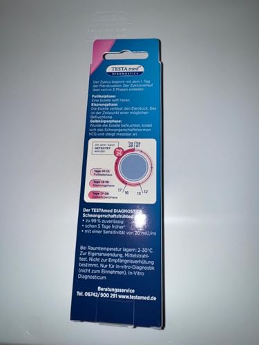 Testamed Early Pregnancy Test - 99% Accurate Results