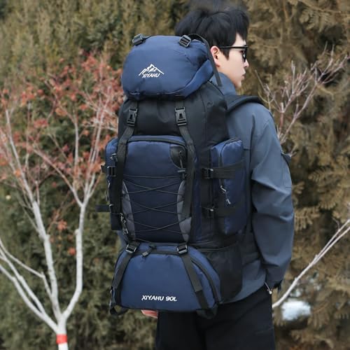 Cinghi Lusso Hiking Backpack 90L Rucksack For Men Women - Waterproof & Spacious