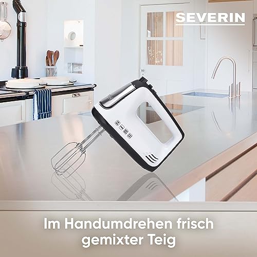 Severin Hand Mixer With Spiral Cable - 400W Power & Turbo Boost