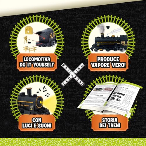 Liscianigiochi - I'M A Genius The Super Train Laboratory - Build Your Own Steam Train