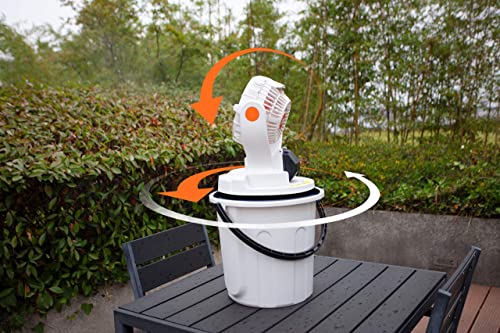 Yard Force Lf C36 Battery-Powered Mist Fan - 6 Hours Of Cooling Comfort
