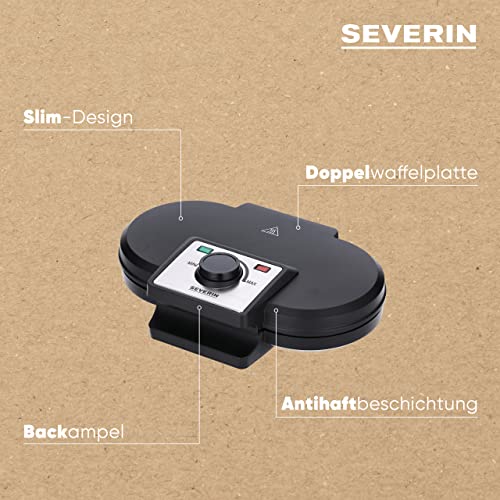 Severin Wa 2106 Double Waffle Iron - Perfectly Crispy Waffles