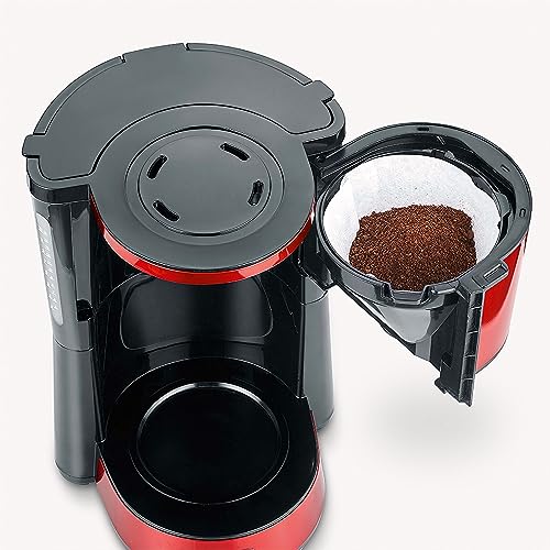 Severin Drip Coffee Maker With Glass Jug - 10 Cups Capacity