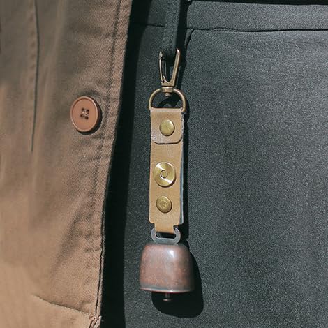 Ksiee Bear Bell For Bear Deterrent With Magnetic Silencer - Loud & Durable