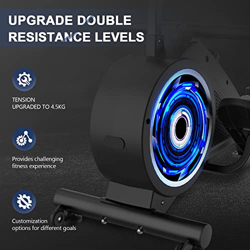 Neezee Rowing Machine - Foldable Design With Lcd Monitor & 16 Levels Resistance