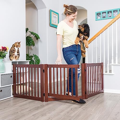 Primetime Petz 360 Configurable Freestanding Dog Gate With Door - Safe & Secure