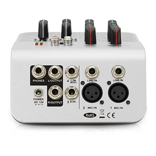 Subzero Sz-Mix04 4-Channel Mini Mixer - Compact & Versatile