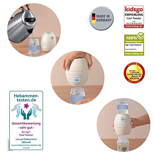 Nip Baby Cool Twister Bottle With Measuring Cups & Silicone Ring