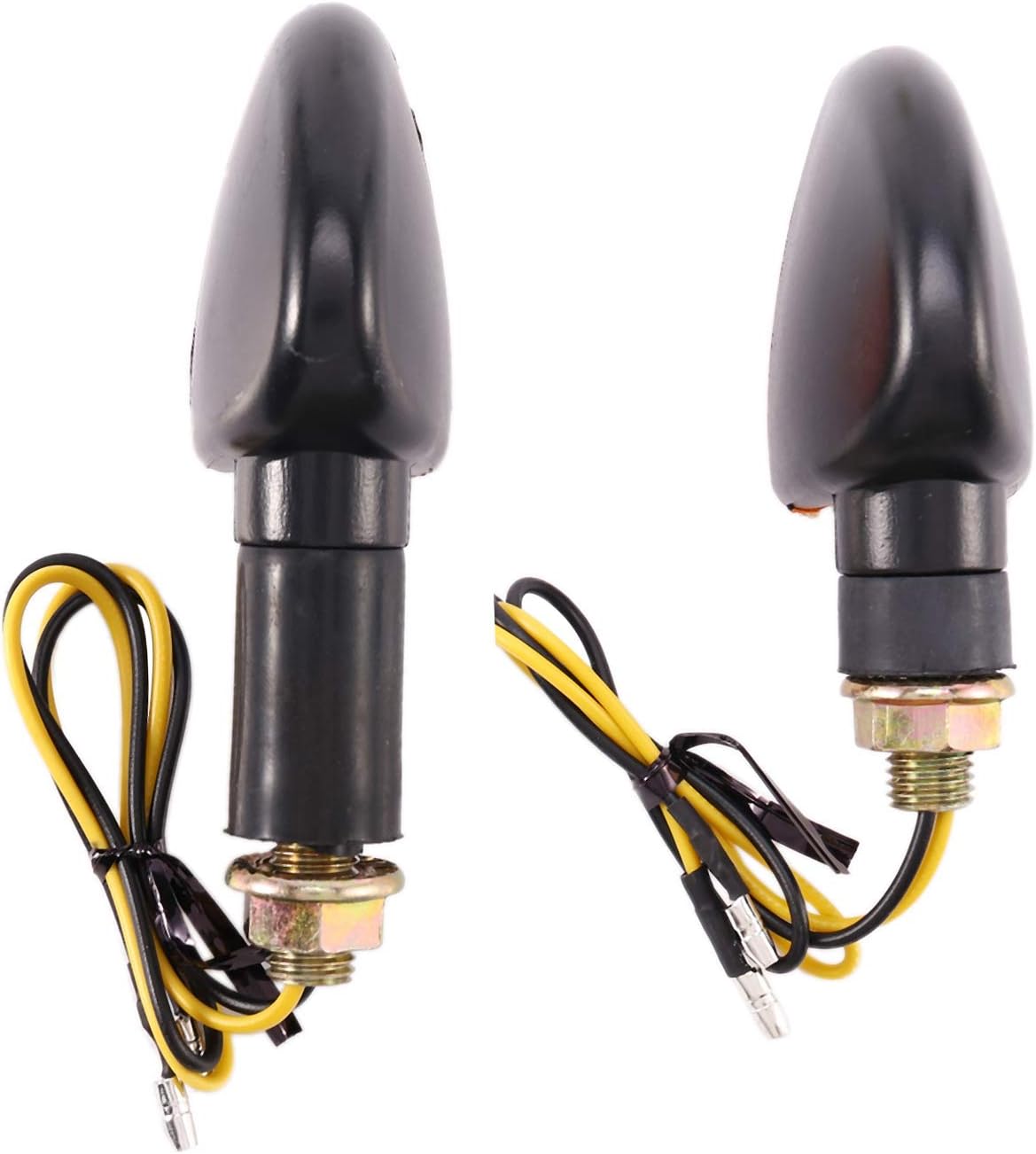 Eighosee Universal Motorcycle Turn Signal Lights - 12V Yellow LED