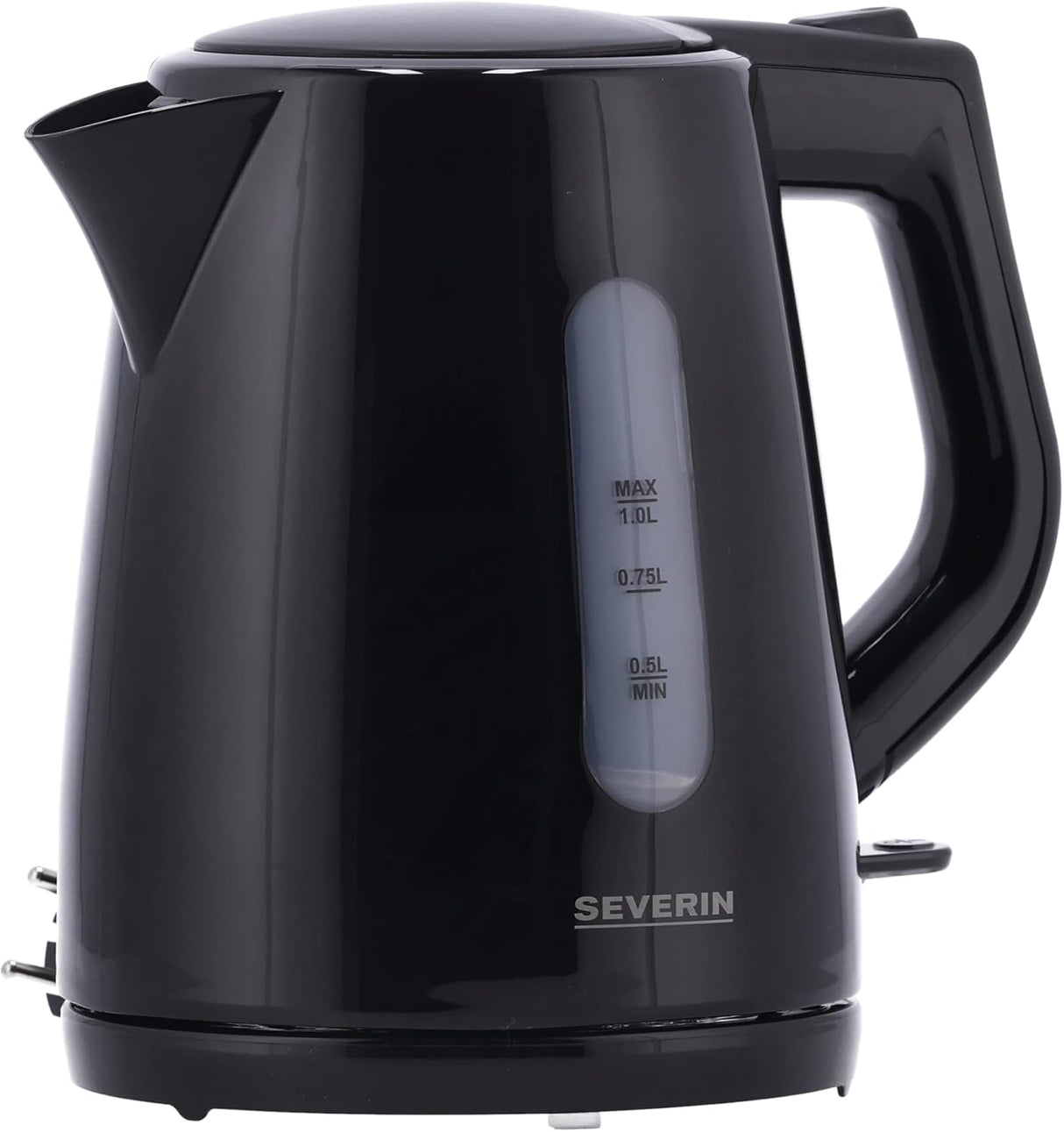 Severin Electric Kettle 1.5 Liter Black - Compact Design with 2200W Power