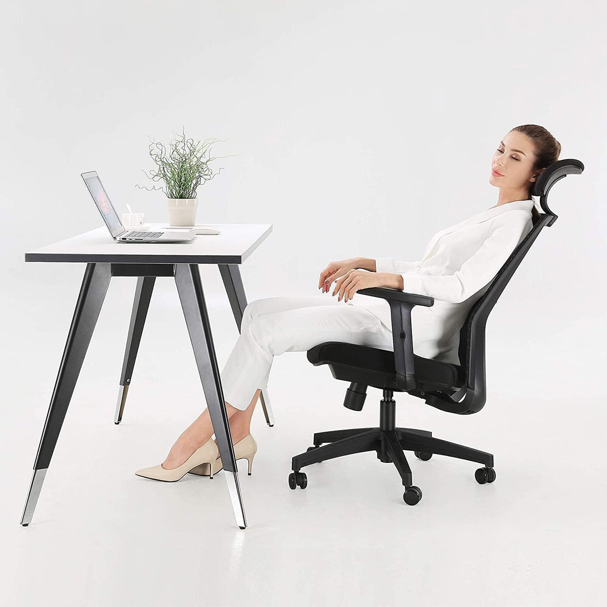 SIHOO Ergonomic Office Chair - Black with Adjustable Lumbar Support