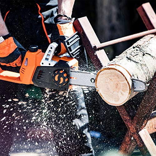 Yard Force Ls C35 40V Cordless Chainsaw With Oregon 35Cm Chain Guide - Tool-Free Chain Adjustment
