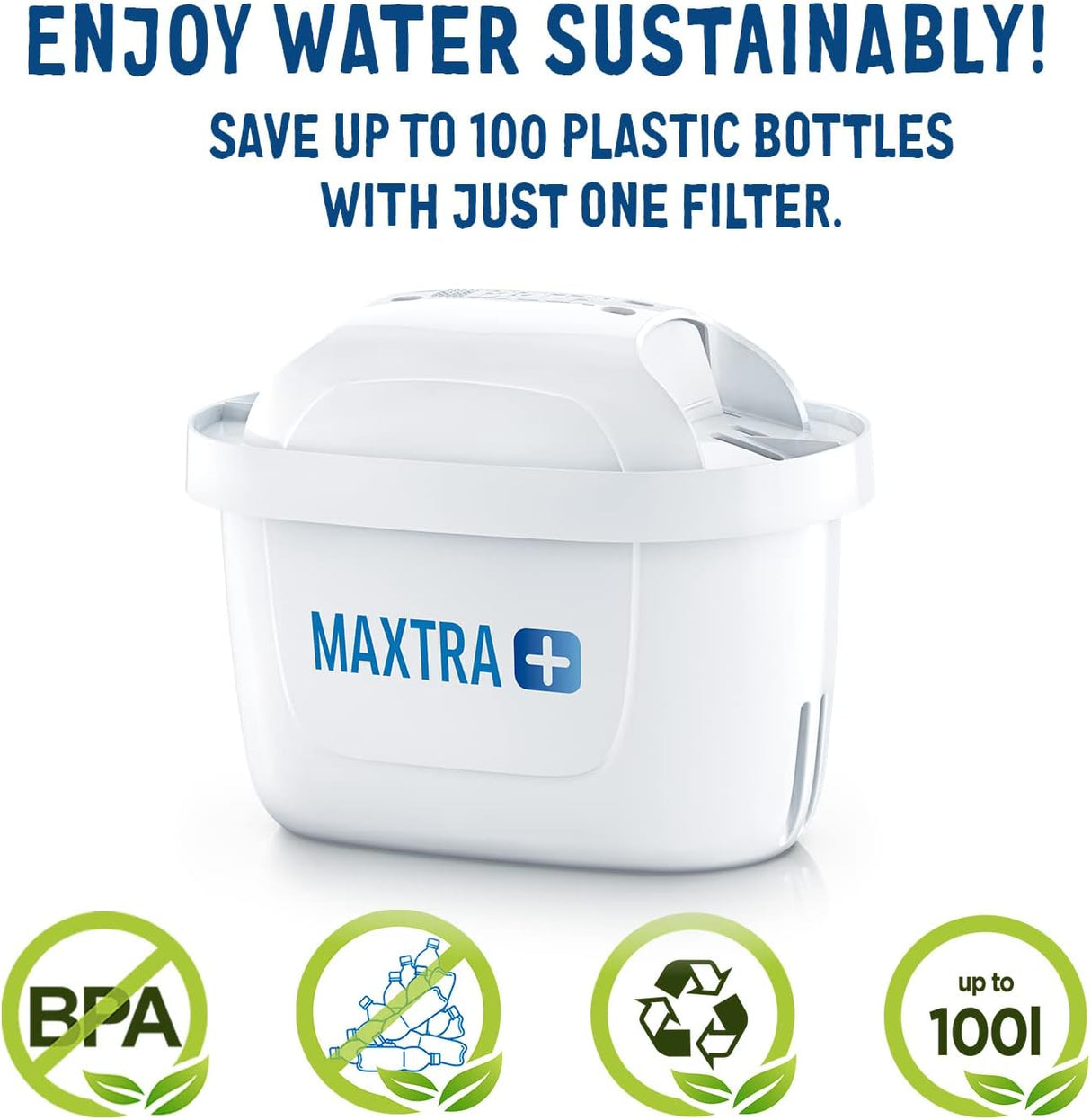 Brita Aluna Water Filter Jug - White 2.4L