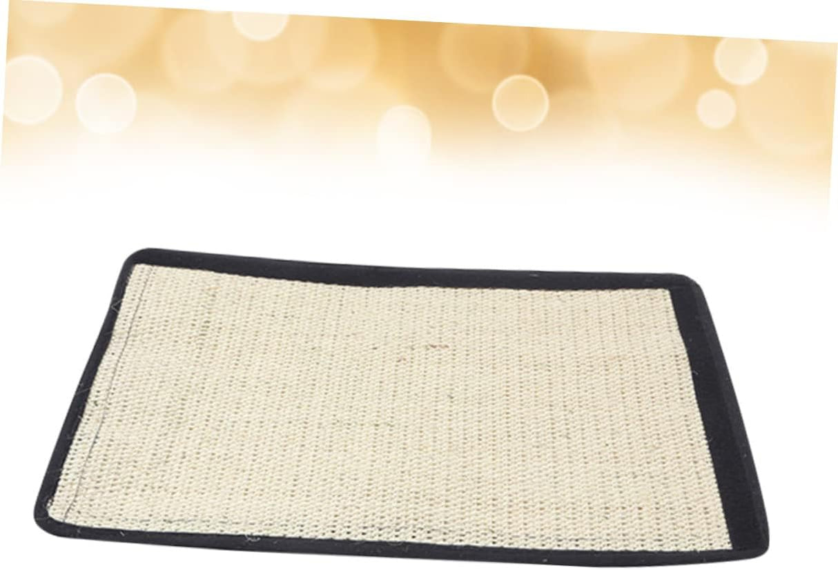 Abaodam Large Sisal Cat Scratch Mat - 2-pack for furniture protection