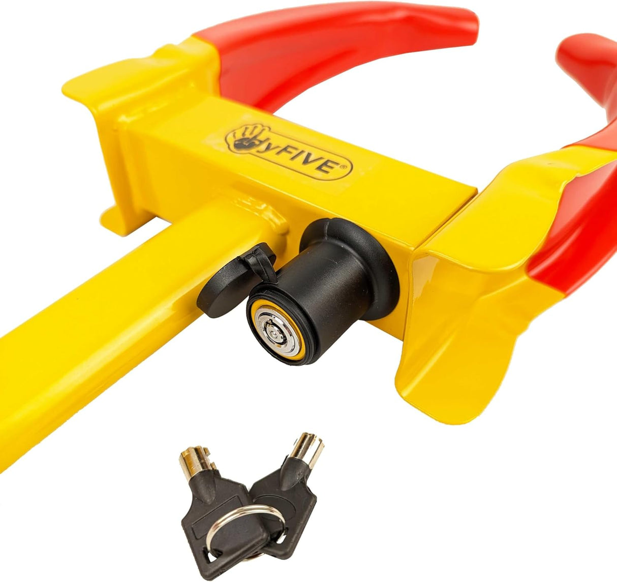 Hyfive Universal Car Wheel Clamp with 2 Keys | 7-11 Inch Width