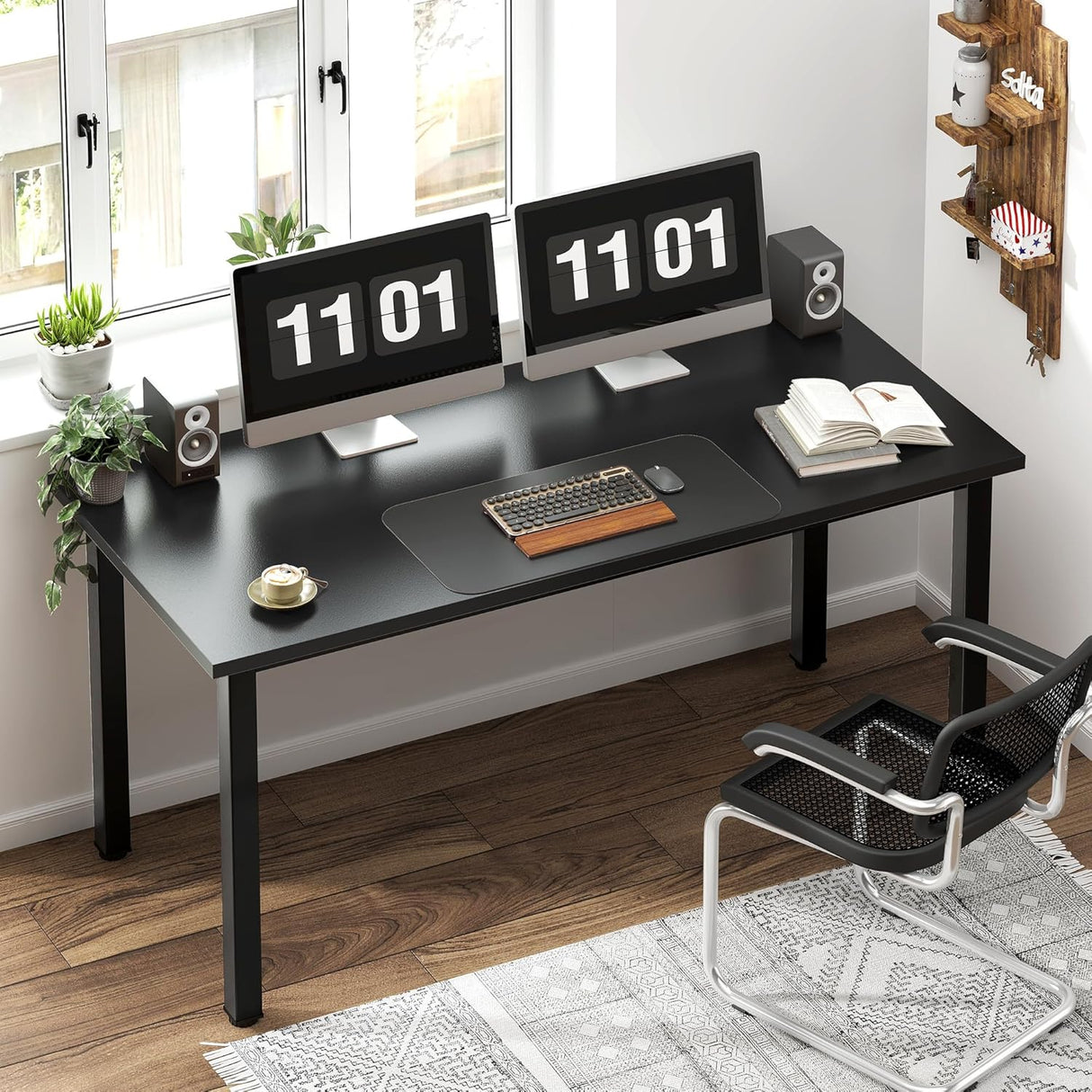Generic Black Modern Computer Desk - 54 Inch