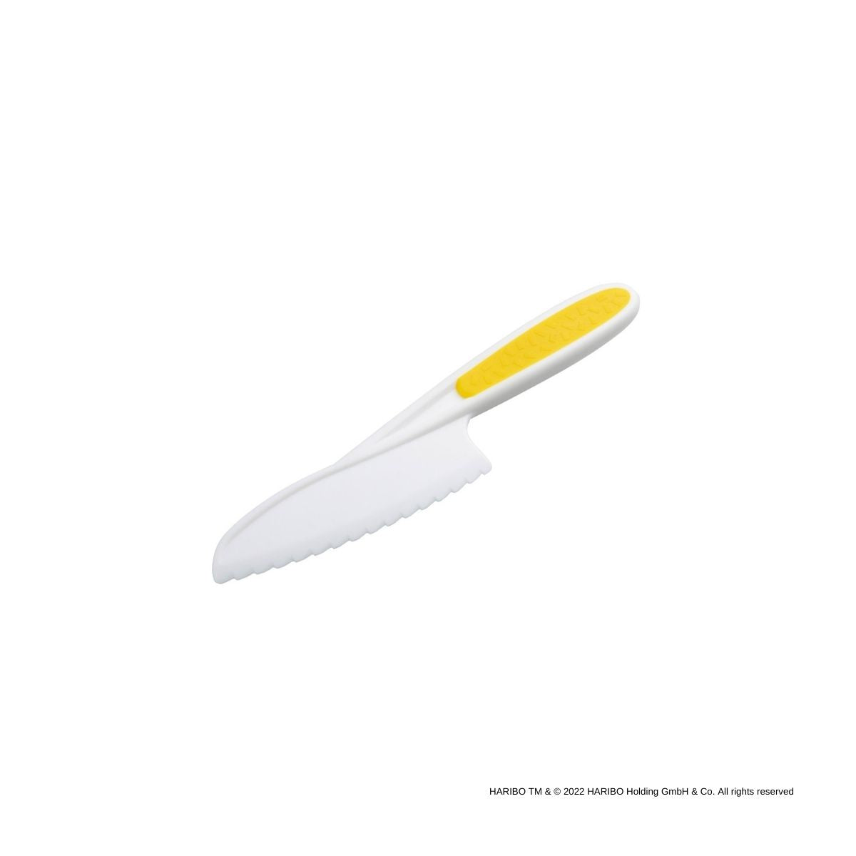 Zenker Haribo Children's Plastic Kitchen Knife - Serrated plastic blade with yellow handle
