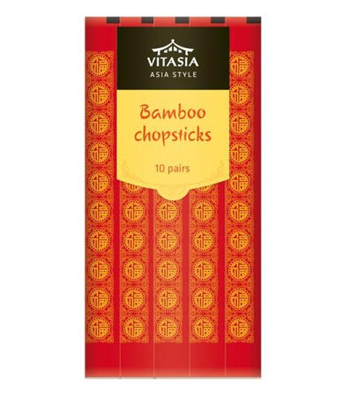 Vitasia Bamboo Sushi Chopsticks - 10 Pairs Natural Beige