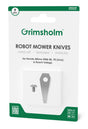 Grimsholm Knives for Bosch Indego & Honda Miimo - 9 Pieces Stainless Steel