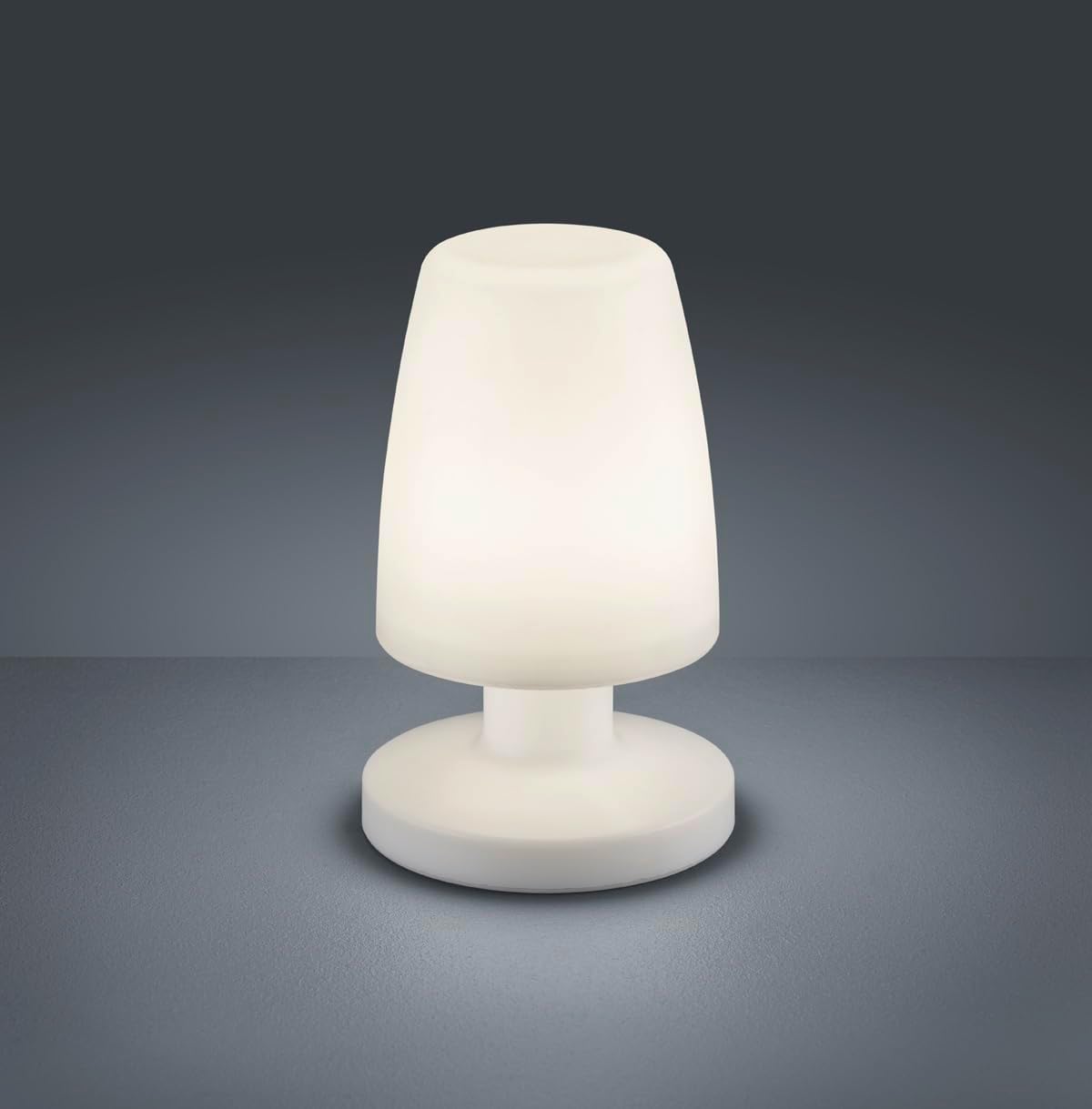 Livarno Home Cordless LED Table Lamp IP44 Warm White 13x20cm