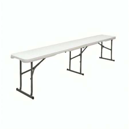 Plastic Backless Outdoor Bench 183 x 28 cm