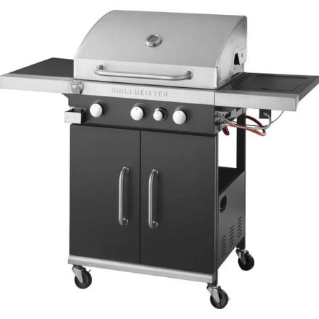 Grill Meister 3+1 Stainless Steel Gas Grill 63.5 x 42 cm